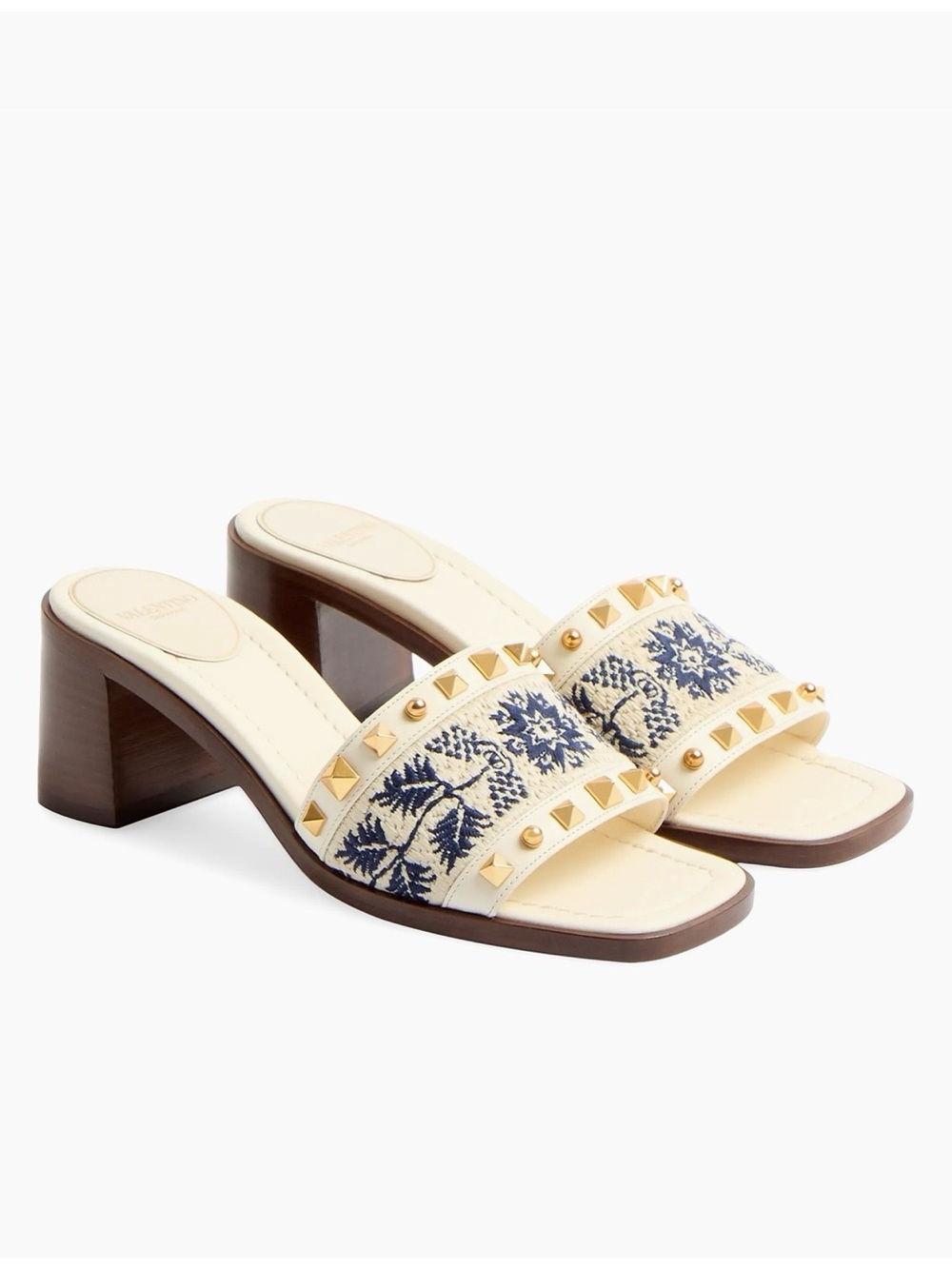 New Valentino Garavani County Slide Sandals Sz 9